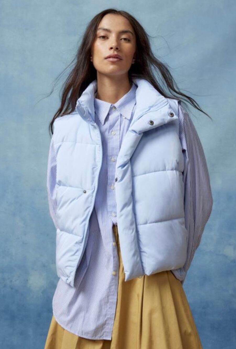Urban Outfitters NWT BDG Women’s Sky Blue Pia Puffer Vest size Small